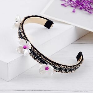 𝅺OPEN Cuff  Acrylic Flower Fashion Bracelet Bangle